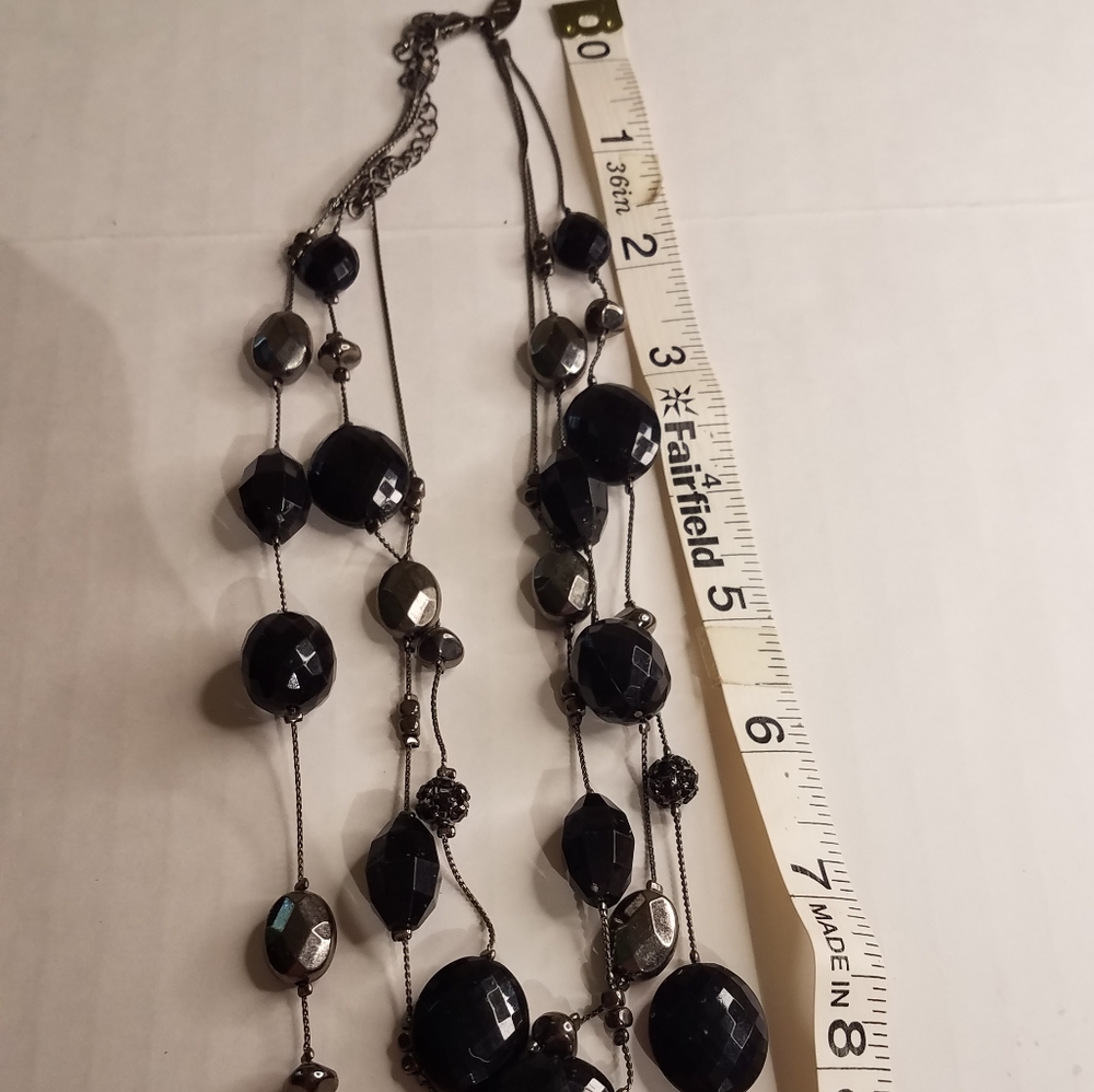 New York multi strand necklace j189 - Picture 5 of 6